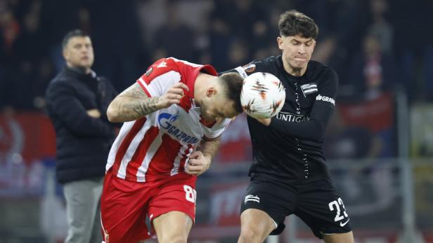 FUSSBALL/EUROPA LEAGUE/LIGAPHASE/6. RUNDE/SK PUNTIGAMER STURM GRAZ - ROTER STERN BELGRAD