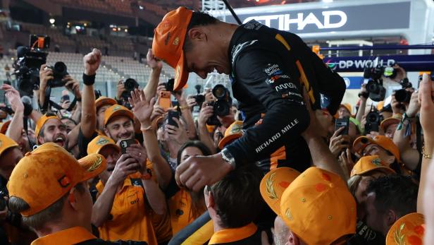 Lando Norris wurde am 7. Dezember zum ersten Mal Weltmeister