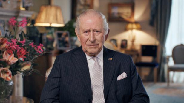 Britain's King Charles speaks about his cancer recovery, in London
