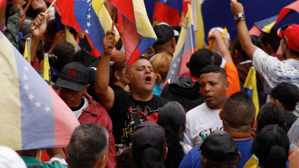 Venezuela's President Maduro hosts a swearing-in ceremony for community-based organizations at Miraflores Palace in Caracas