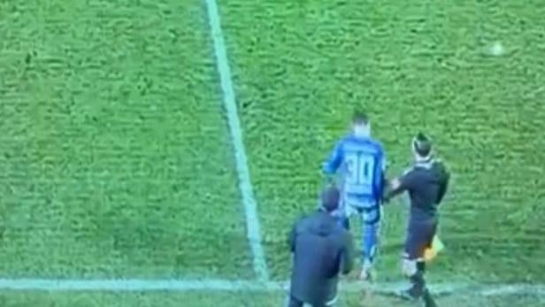 Fridrikas bei seiner Einwechslung