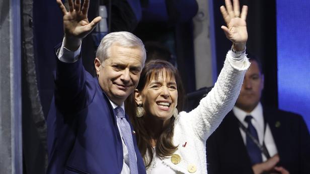 Chile's president-elect Jose Antonio Kast addresses supporters in Santiago after election victory