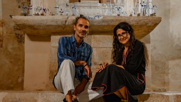 Glaskünstler Andrea Penzo und Cristina Fiore 