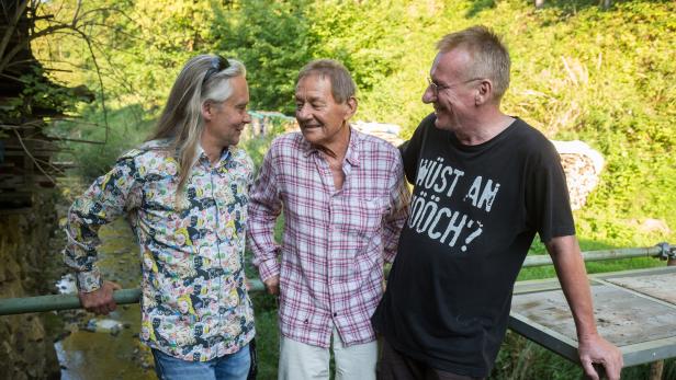 Franz Weisgram, Wolfgang Ambros und Peter Fröstl.