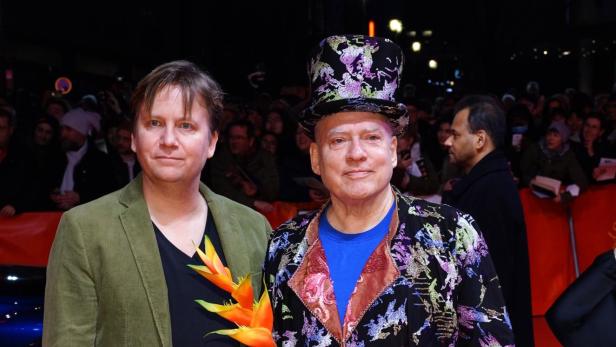 Rosa von Praunheim (rechts) und Oliver Sechting