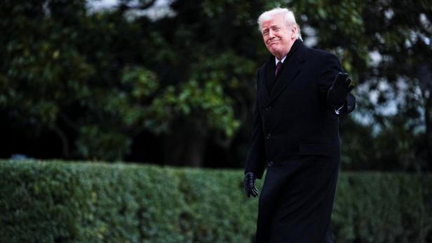 U.S. President Donald Trump arrives at the White House