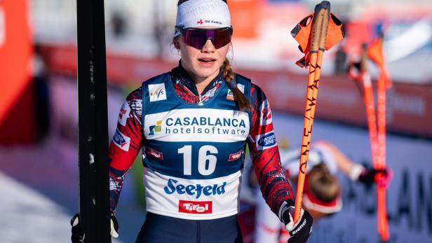 SKI NORDISCH: WELTCUP TRIPLE DER NORDISCHEN KOMBINATION IN SEEFELD - LANGLAUFEN (7.5 KM): GRUBER (AUT)