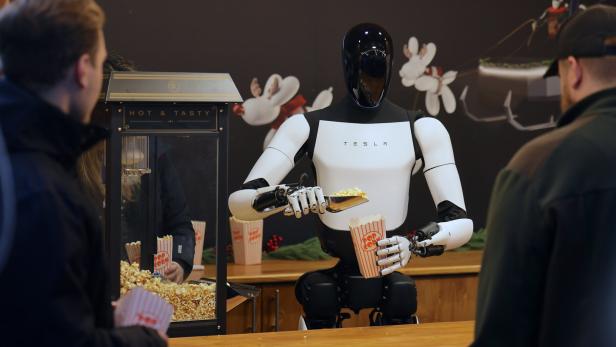 Mit dem Optimus-Roboter will Tesla auch die autofreien Haushalte erobern.
