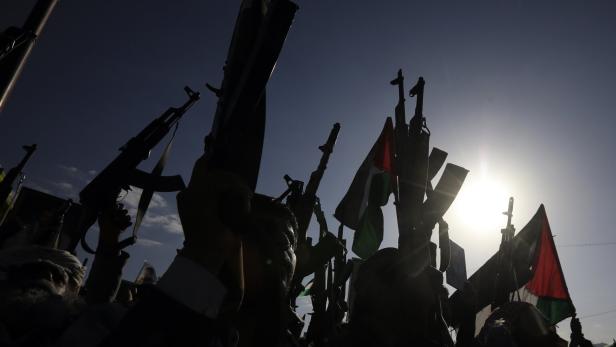 Rally in support of the Palestinian people in Sana'a