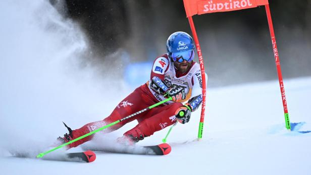 Marco Schwarz dominierte den 1.Lauf in Alta Badia