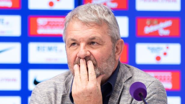 FUSSBALL-BUNDESLIGA: PK FK AUSTRIA WIEN MIT SPORTVORSTAND JÜRGEN WERNER