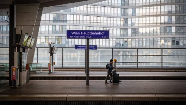 ÖBB Streik Hauptbahnhof
