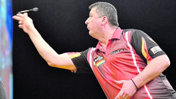 Mensur Suljovic stand in der dritten Runde der WM auf verlorenem Posten