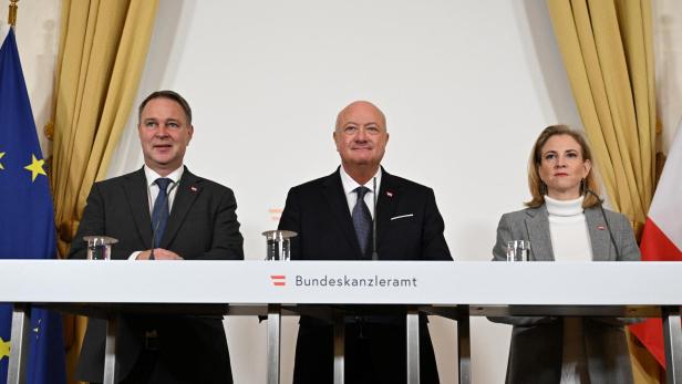 Andreas Babler, Christian Stocker, Beate Meinl-Reisinger