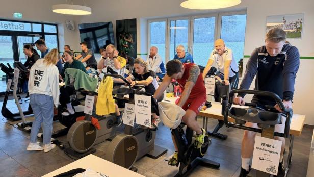 massenradeln in Mauer 