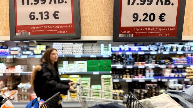 In einem Lidl-Shop in Sofia