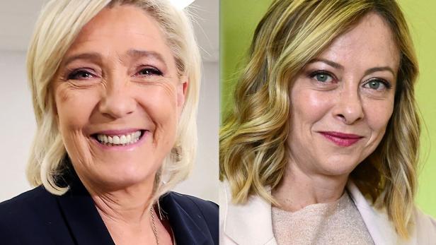 COMBO-ITALY-FRANCE-POLITICS-EU-ELECTIONS-VOTE-FDI-RN-RESULTS