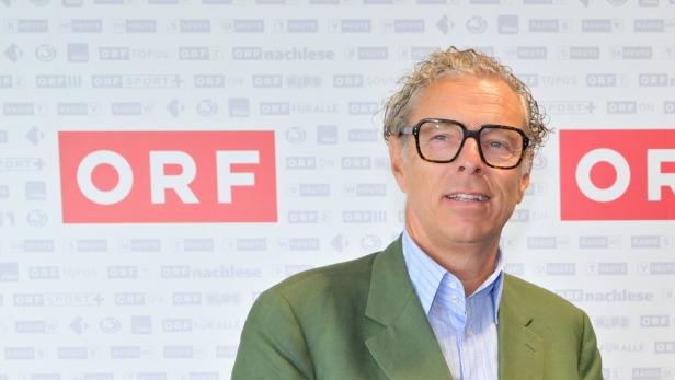 Heinz Lederer, Vorsitzender des ORF-Stiftungsrats, nach einem Plenum