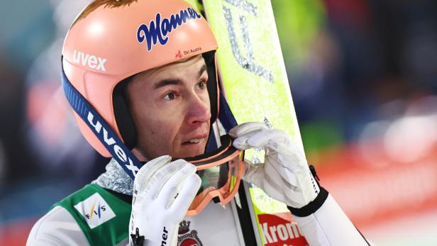 Stefan Kraft erlebte in Garmisch nicht zum ersten Mal eine Enttäuschung