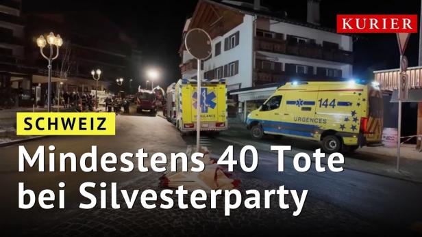 Mindestens 40 Tote bei Silvesterparty in der Schweiz