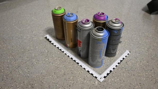 24-Jähriger beschmierte Wiener U-Bahngarnitur mit Graffiti 