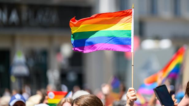 ++ THEMENBILD ++ DIVERSITÄT / LGBTQ / REGENBOGENFAHNE