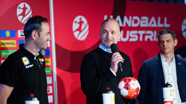 HANDBALL PK/PRÄSENTATION NEUER ÖHB-TEAMCHEF MÄNNER: ROMERO/FÖLSER/RABENSEIFNER