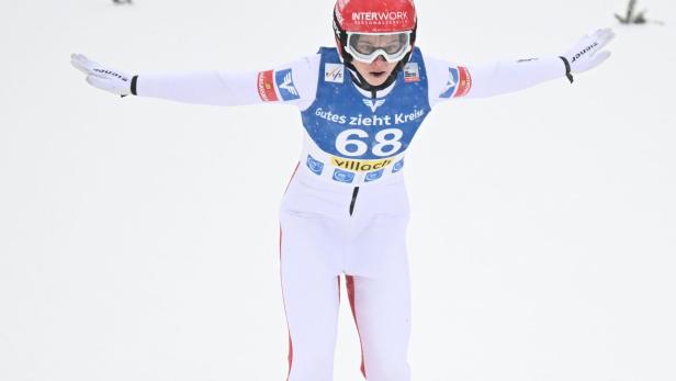 Lisa Eder landete beim Heimweltcup in Villach auf Rang 2