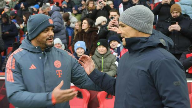 Bayern-Coach Kompany und Salzburgs Letsch