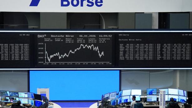 German share price index DAX graph is pictured at the stock exchange in Frankfurt