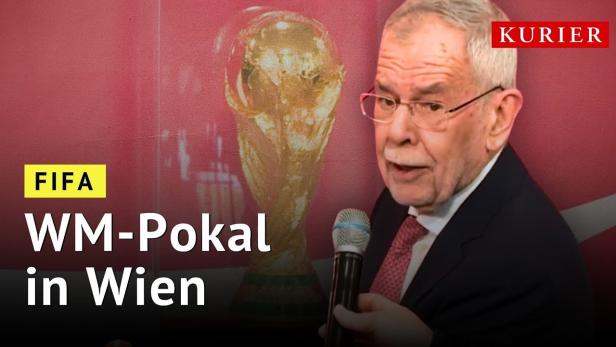 WM-Pokal in Wien: Nur Van der Bellen darf ihn berühren