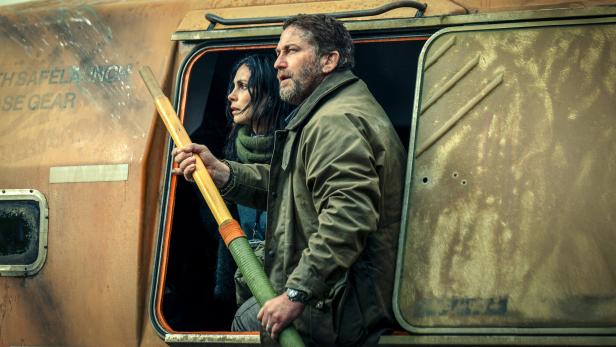 Gerard Butler und Morena Baccarin.