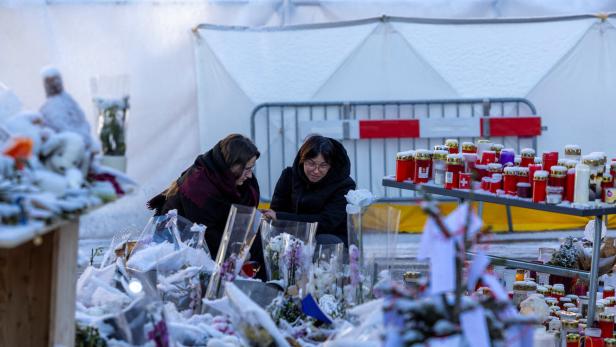 Aftermath of New Year's Eve party fire and explosion at "Le Constellation" bar in Crans-Montana