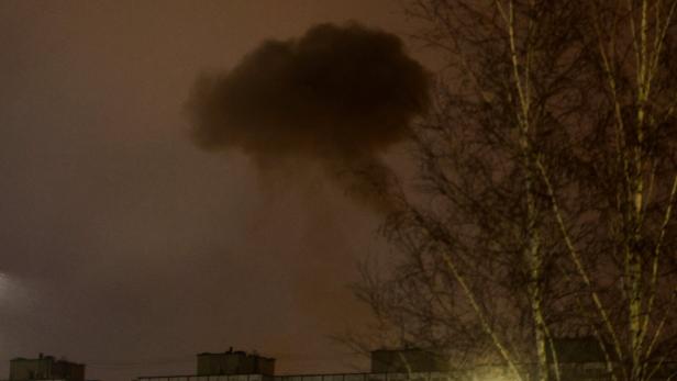 Aftermath of Russian drone and missile attack in Kyiv