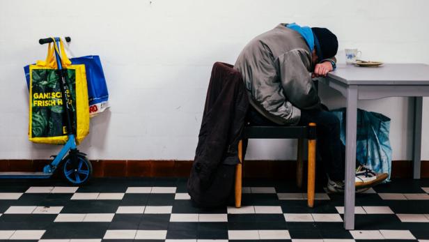 Zu Besuch in der Obdach Sautergasse in Wien