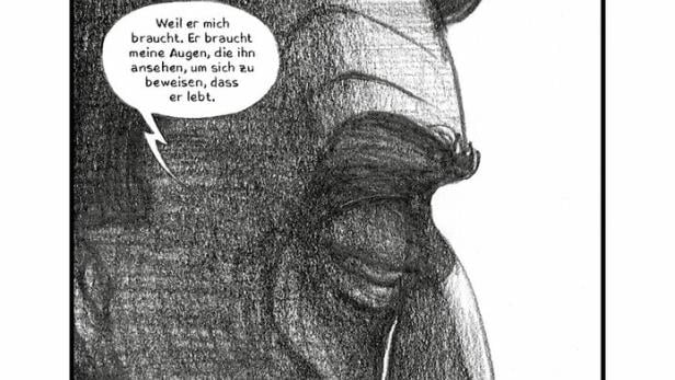 Ein Mann mit geschlossenen Augen und ernster Miene, dem eine Träne über die Wange läuft.