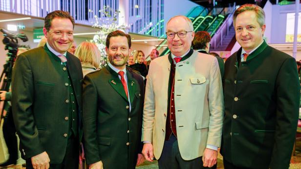 Norbert Totschnig, Christoph Metzker, Stephan Pernkopf und Johannes Schmuckenschlager