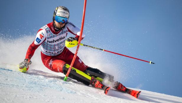 Manuel Feller in Adelboden