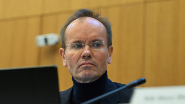Markus Braun, der ehemalige Vorstandschef von Wirecard, vor Gericht.