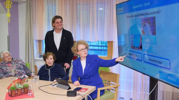 Digitale Hilfsmittel im Pflegezentrum  Gutenstein.