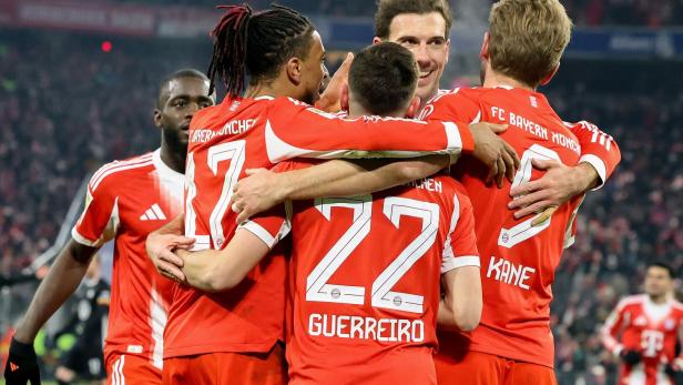 Bayern durfte acht Mal jubeln