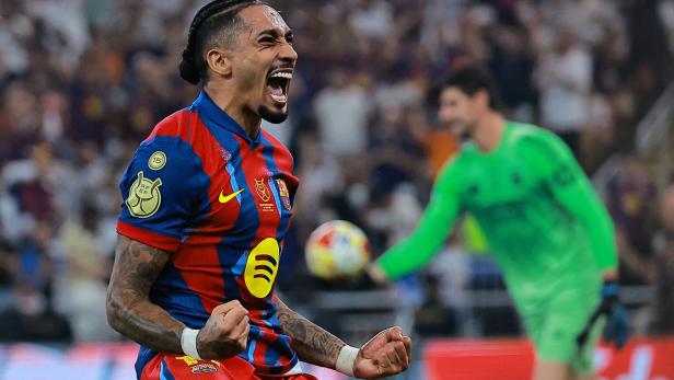 Raphinha traf zweimal für Barcelona