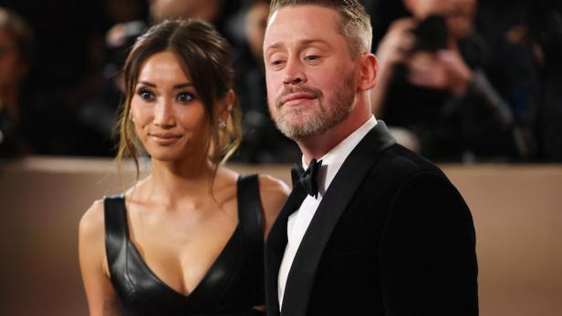 Macaulay Culkin und Brenda Song bei den Golden Globes 2026