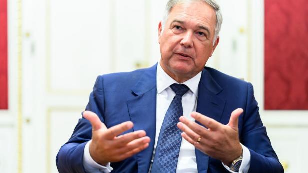 Wirtschaftskammer Wien Präsident Walter Ruck, CDU-Bundestagsabgeordneter Armin Laschet