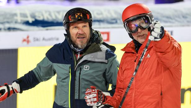 Hermann Maier und Thomas Muster