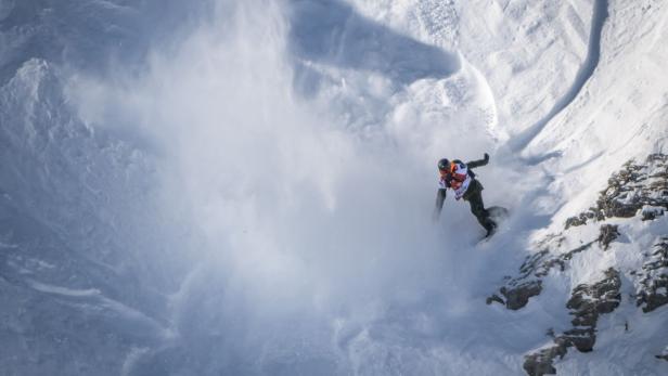 Ein Freerider im Gelände