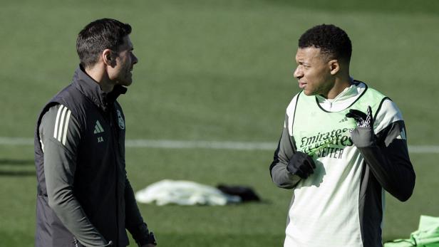 Xabi Alonso und Kylian Mbappé