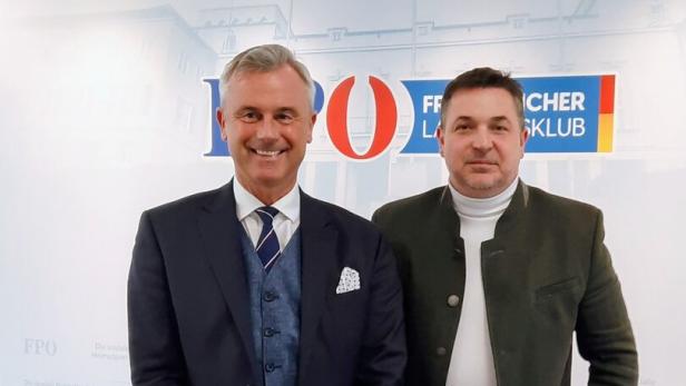 FPÖ, Norbert Hofer, Christian Ries (v.li.)