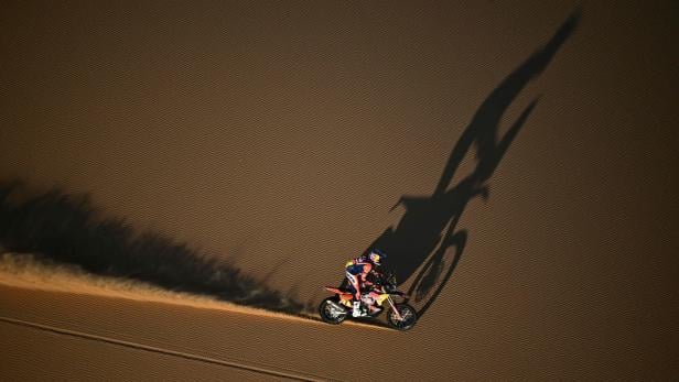 Zähne zusammenbeißen: Daniel Sanders fuhr mit gebrochenem Schlüsselbein und Brustbein bis ins Etappenziel.