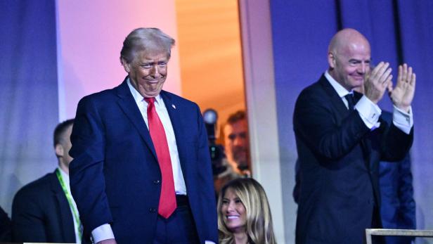 US-Präsident Trump (l.) und FIFA-Boss Infantino